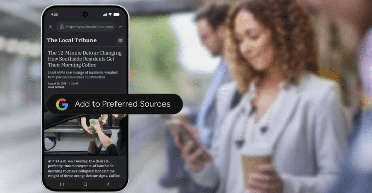 Google facilita a los editores fidelizar a sus lectores con el nuevo botón interactivo de «Fuentes preferidas»